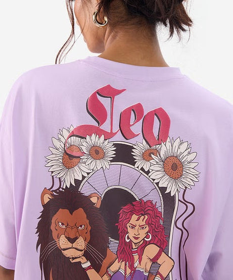 Zodiac Leo Women Oversized T-Shirts