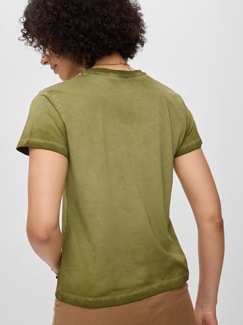 Solids Fern Green Women T-Shirts