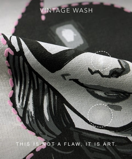 DC Batgirl Acid-Washed Women Oversized T-Shirts