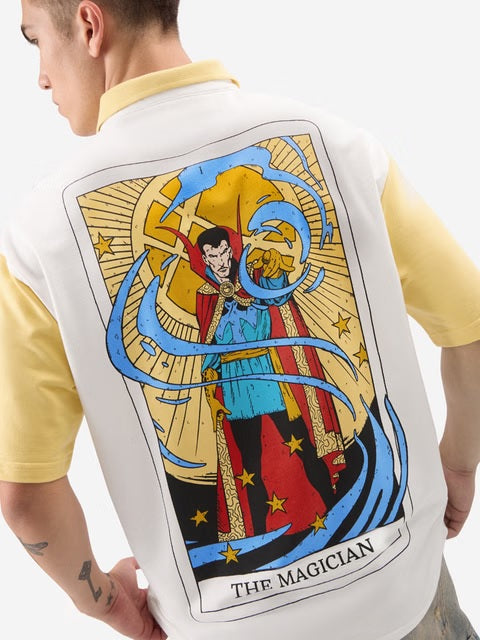 Tarot Doctor Strange Zipper Polos