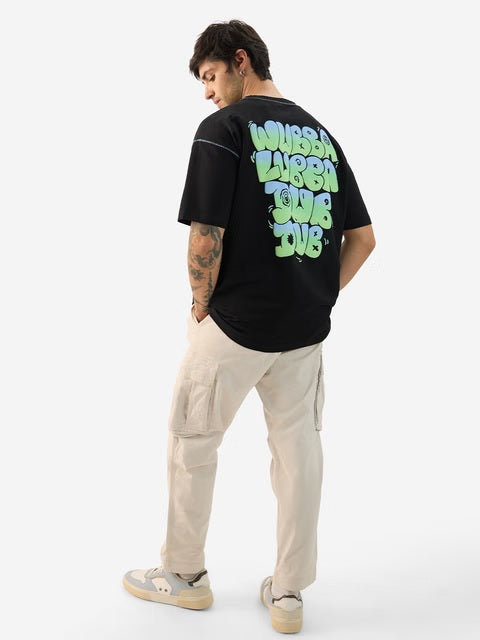 Rick & Morty Wubba Lubba Dub Dub Oversized T-Shirts
