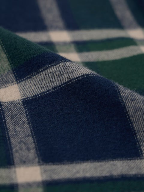 Plaid Emerald Men Relaxed Shirts