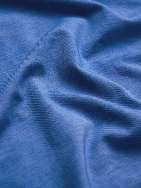 Solids Electric Blue Women T-Shirts