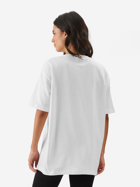 Solids White Boyfriend T-Shirts