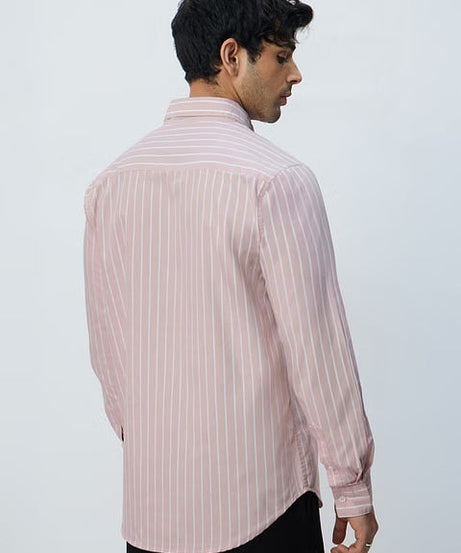 Oxford Stripes Pink Mirage Shirts