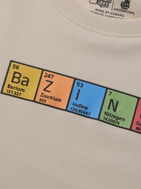 TBBT Chemical Bazinga Oversized T-Shirts