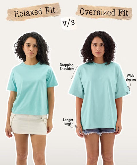 Desi Rebel Nazar Repellent Women Oversized T-Shirts