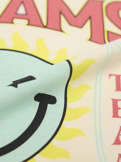 S W SMILEY Surf Dreams Women Oversized T-Shirts