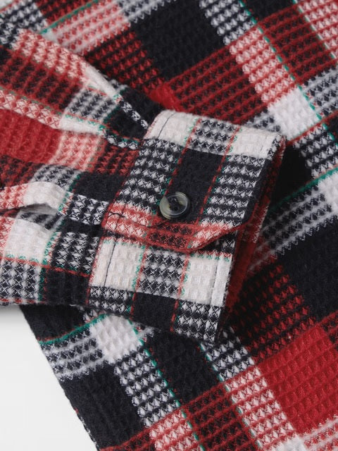 Plaid Volcano Men Shackets