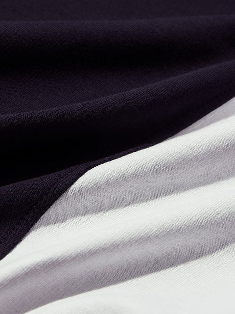 Colourblock Sapphire Oversized T-Shirts