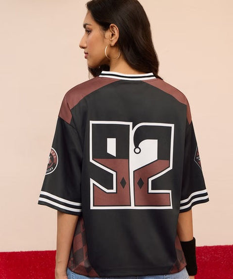 DC Harley Quinn Women Oversized Jerseys