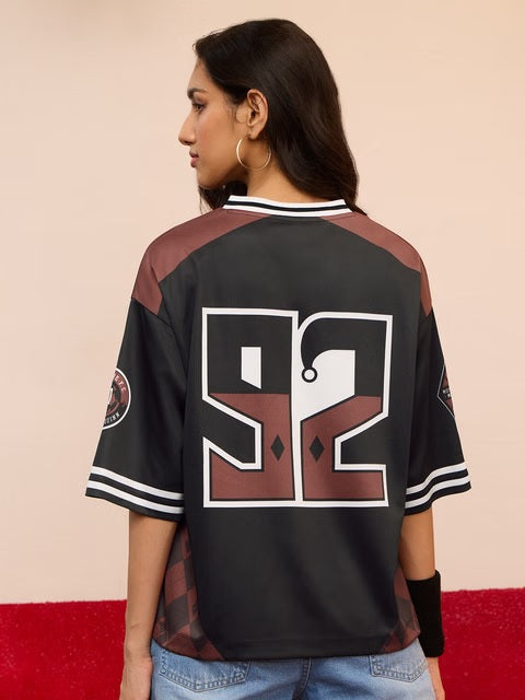 DC Harley Quinn Women Oversized Jerseys