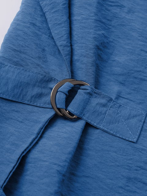 Buckle Shirt Cobalt Women Shirts