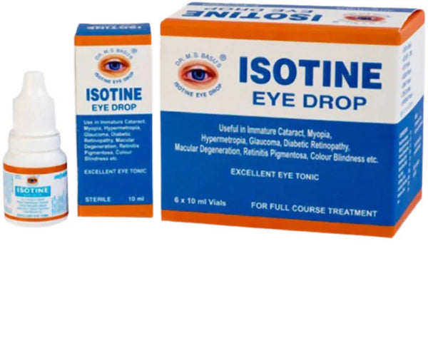 Isotine Herbal Eye Solution 10ml | Plant-Based Ayurvedic Eye Care Drops
