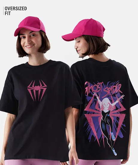 Spider-Man Across The Spider-Verse Women Oversized T-Shirt