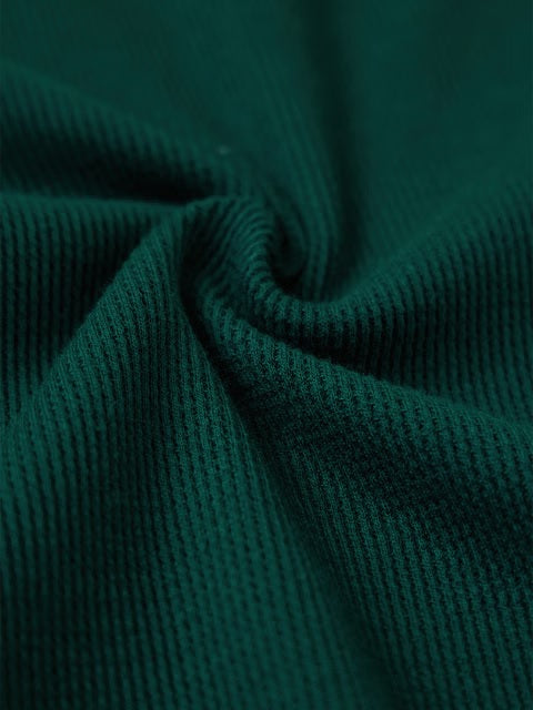 Textured Lush Green Women Relaxed Fit T-Shirts