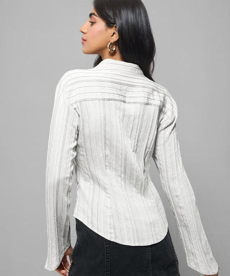 Zipper Zesty Women Fitted Shirts