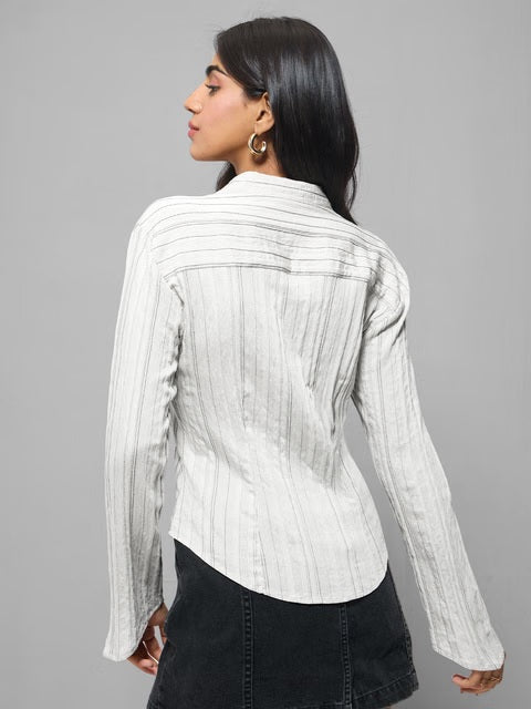 Zipper Zesty Women Fitted Shirts