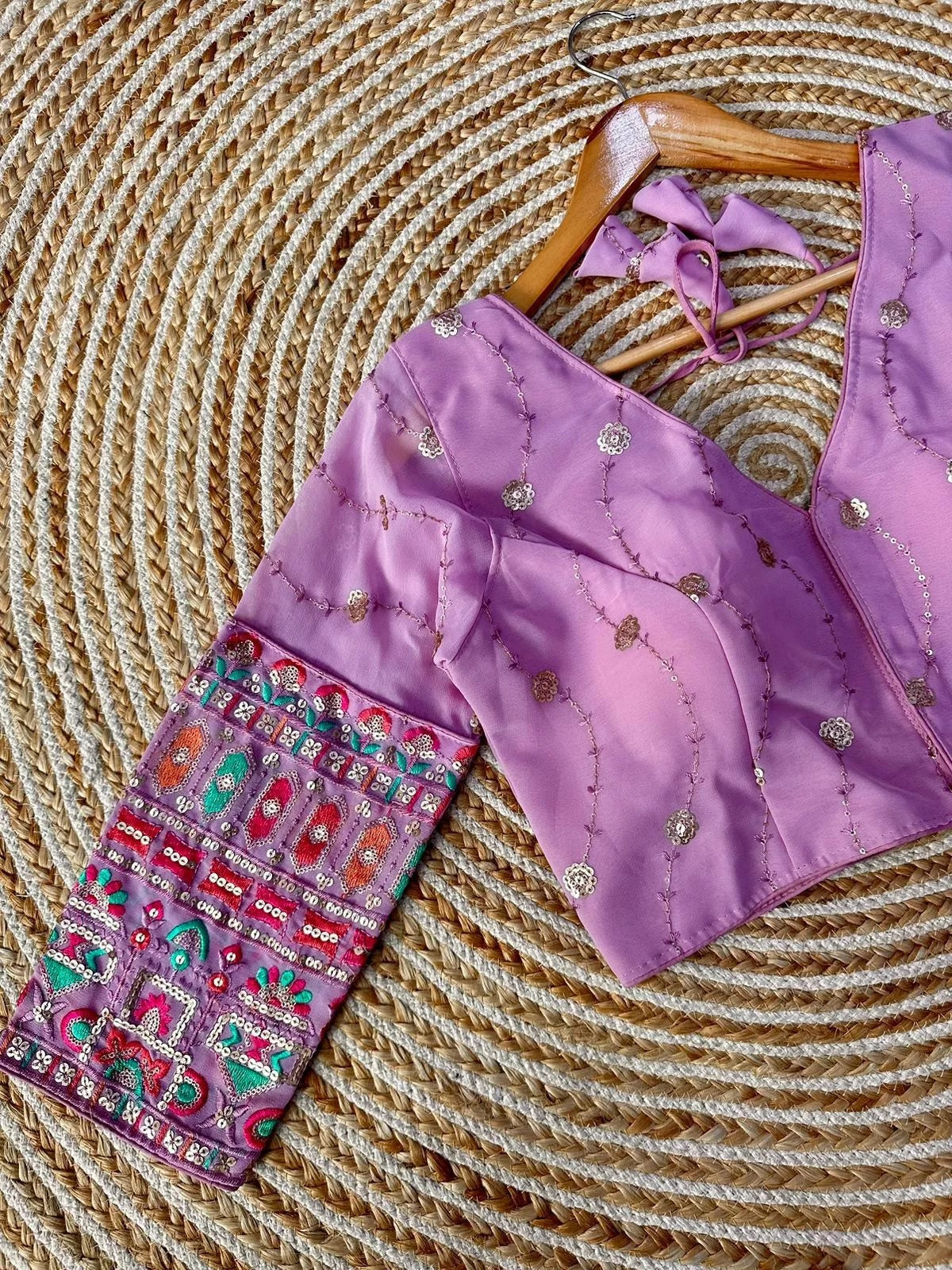 Full Stitched Milan Georgette Fancy Designer Traditional Look Blouse Choli