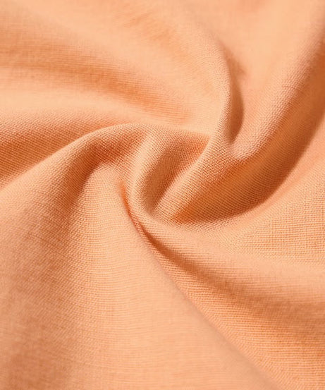 Cotton Linen Apricot Women Boyfriend Shirts