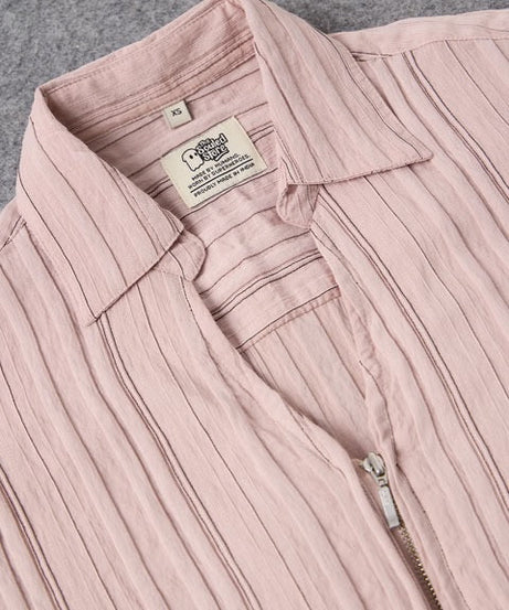 Zipper Rosebud Women Fitted Shirts