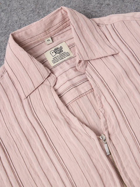 Zipper Rosebud Women Fitted Shirts