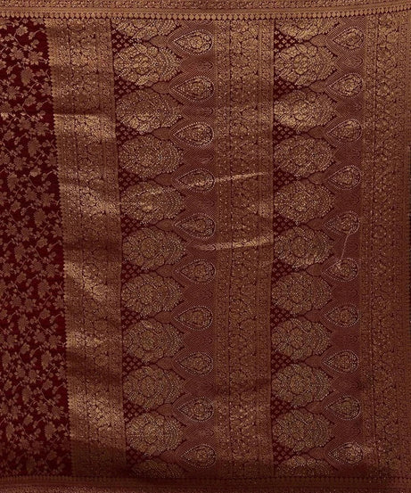 Traditional Wear Banarasi Soft Silk Saree , Designer Sari & Blouse