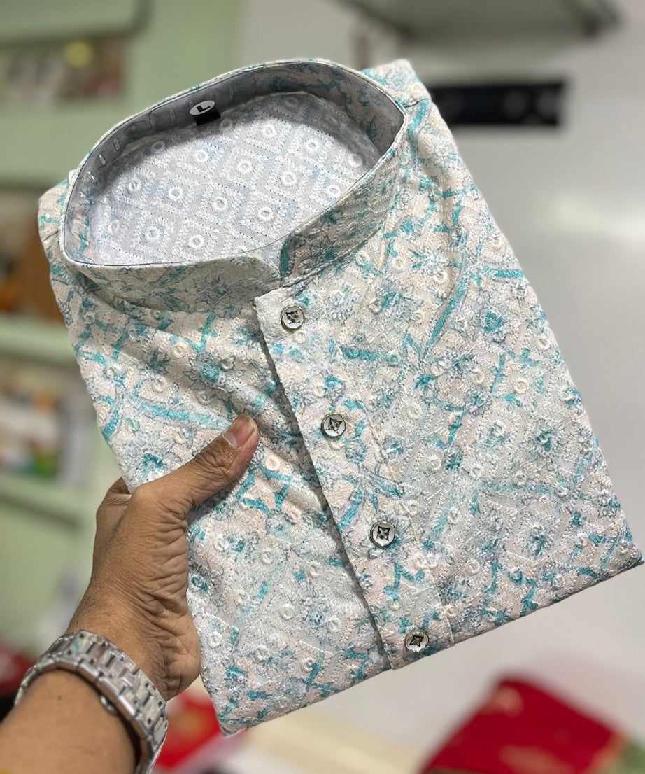 Soft Cotton Kurta Pajama Set For Men's