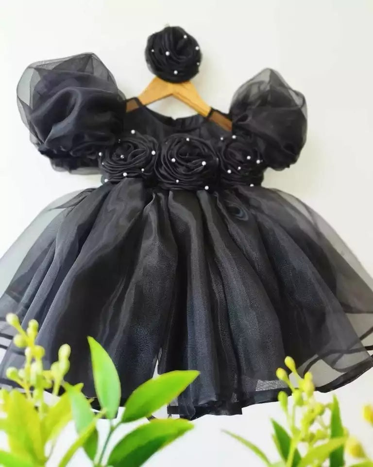 Baby Girls Heavy Organza Frock
