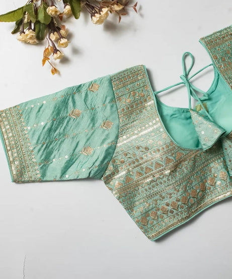 Vibrant Silk Blouse For Women's