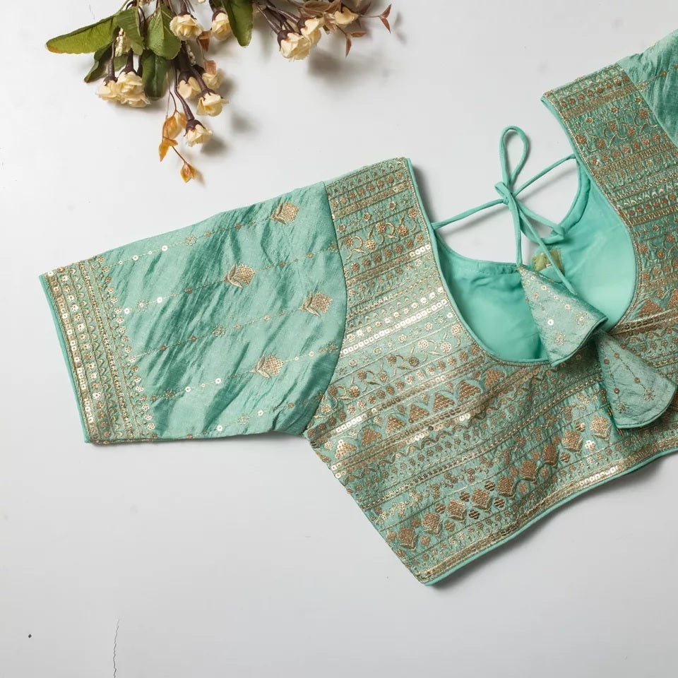 Vibrant Silk Blouse For Women's