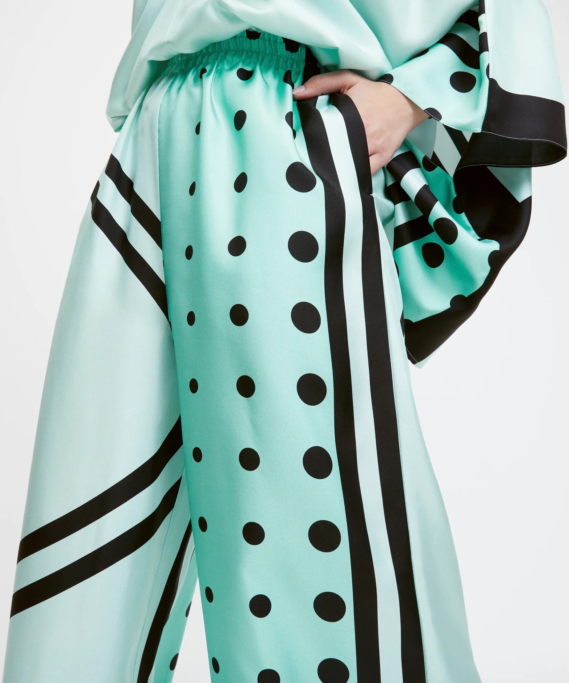 Soft Satin Silk Co-ord Set , Printed Women's Co-ord