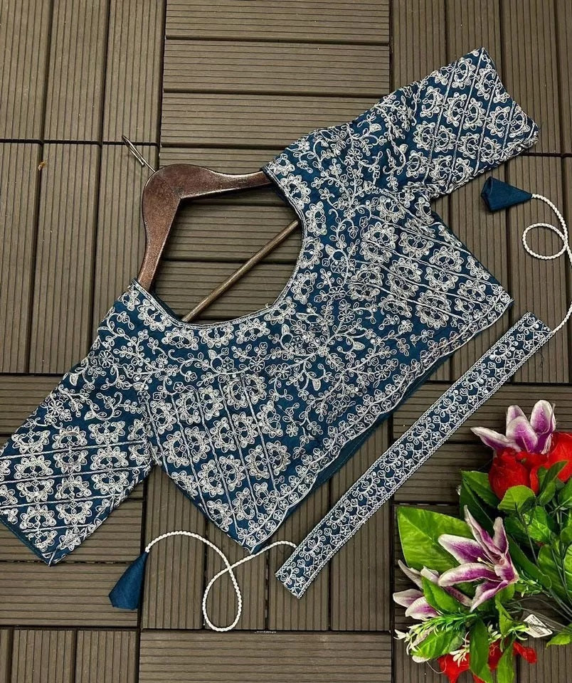 Ready To Wear Traditional Heavy Chinon Saree For Women's