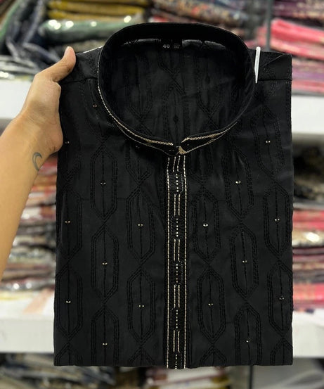 Premium Silk Kurta Pajama Set For Men's, Wedding Wear Pair For Men's