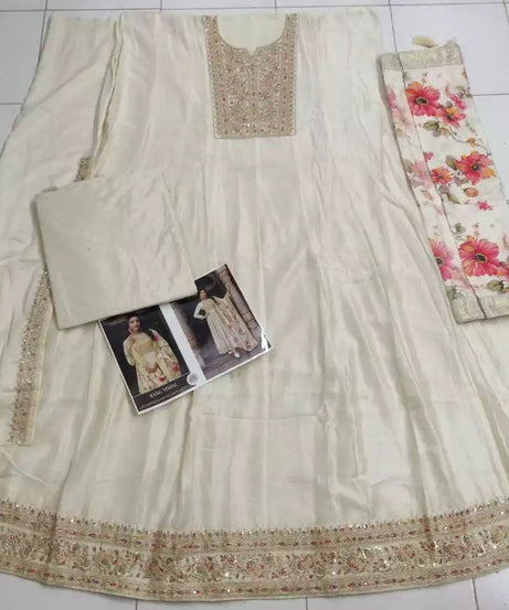 Silk Indian Wedding Pakistani Wear Top Bottom & Dupatta