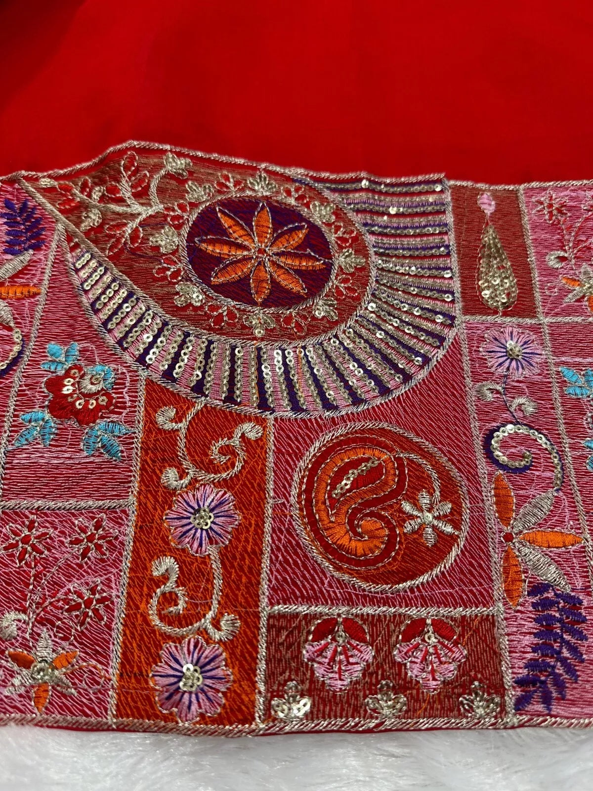 Roman Silk With Sequence Work Salwar Kameez Suit