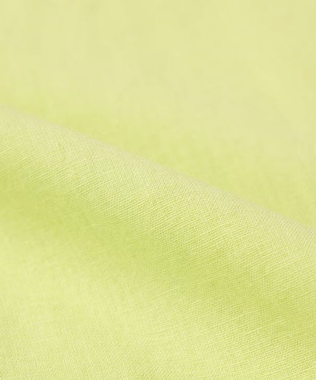 Cotton Linen Lime Women Boyfriend Shirts