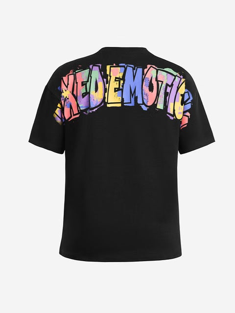 Inside Out Mixed Emotions Women Oversized T-Shirts