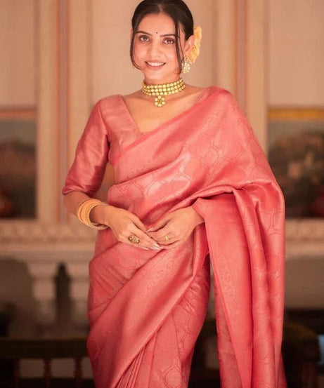 Banarasi Soft Silk Wedding Party Wear Saree,Ethnic Classic Sari With Blouse