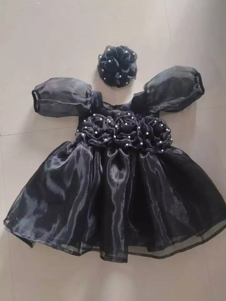 Baby Girls Heavy Organza Frock