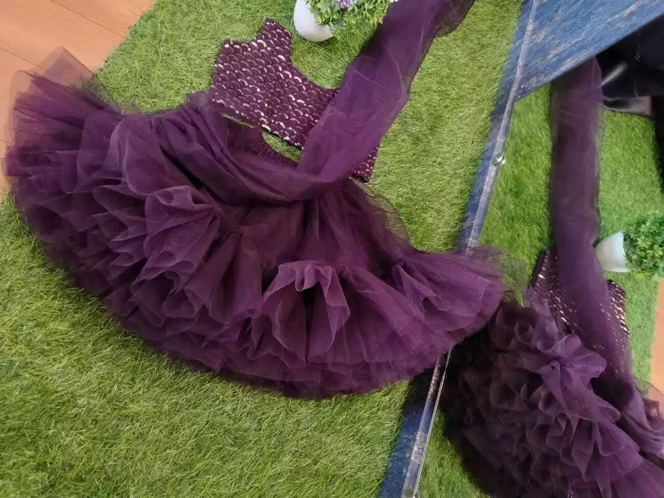 Heavy Net Full Flair Lehenga Dress