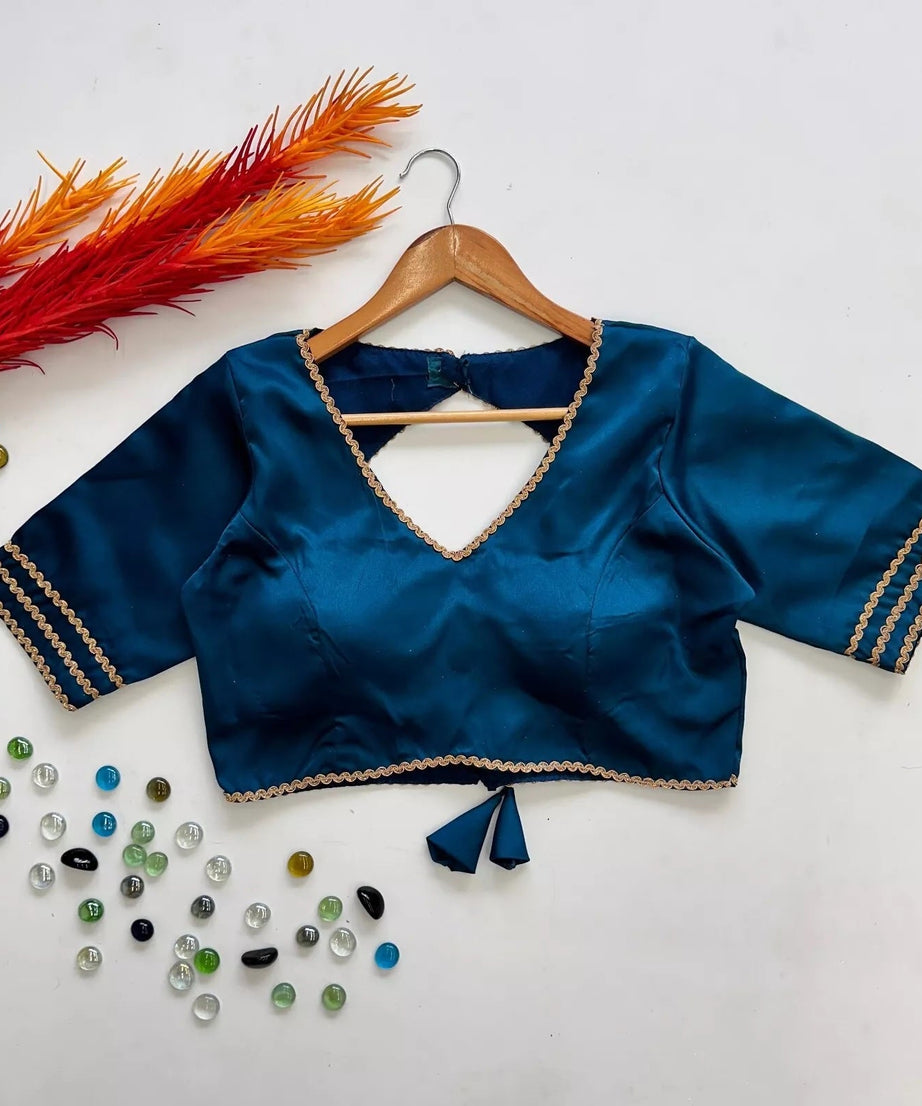 Wedding Special Stitched Manali Silk Blouse & Choli