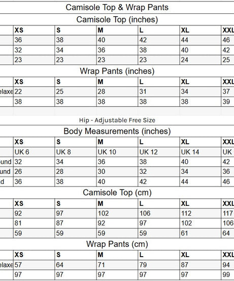 Co-Linen Camisole Top & Wrap Pants