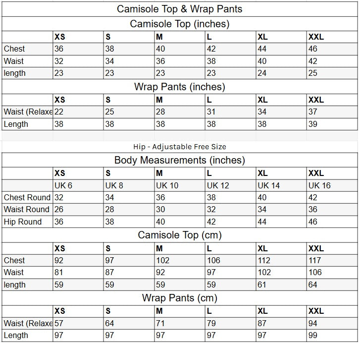 Co-Linen Camisole Top & Wrap Pants