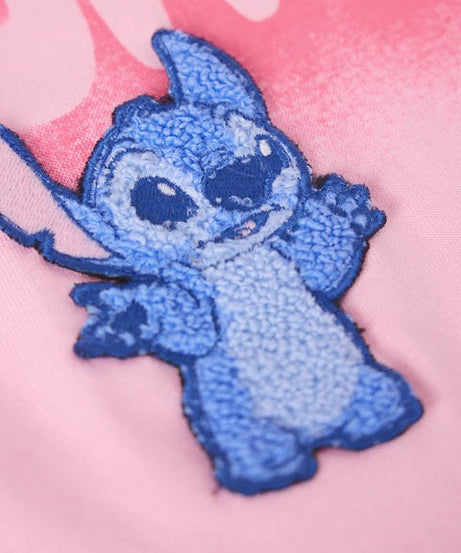 Lilo & Stitch Who Cares Women Oversized Cropped T-Shirts