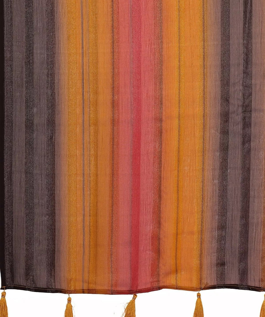 Traditional Rangoli Zari Silk Saree Blouse