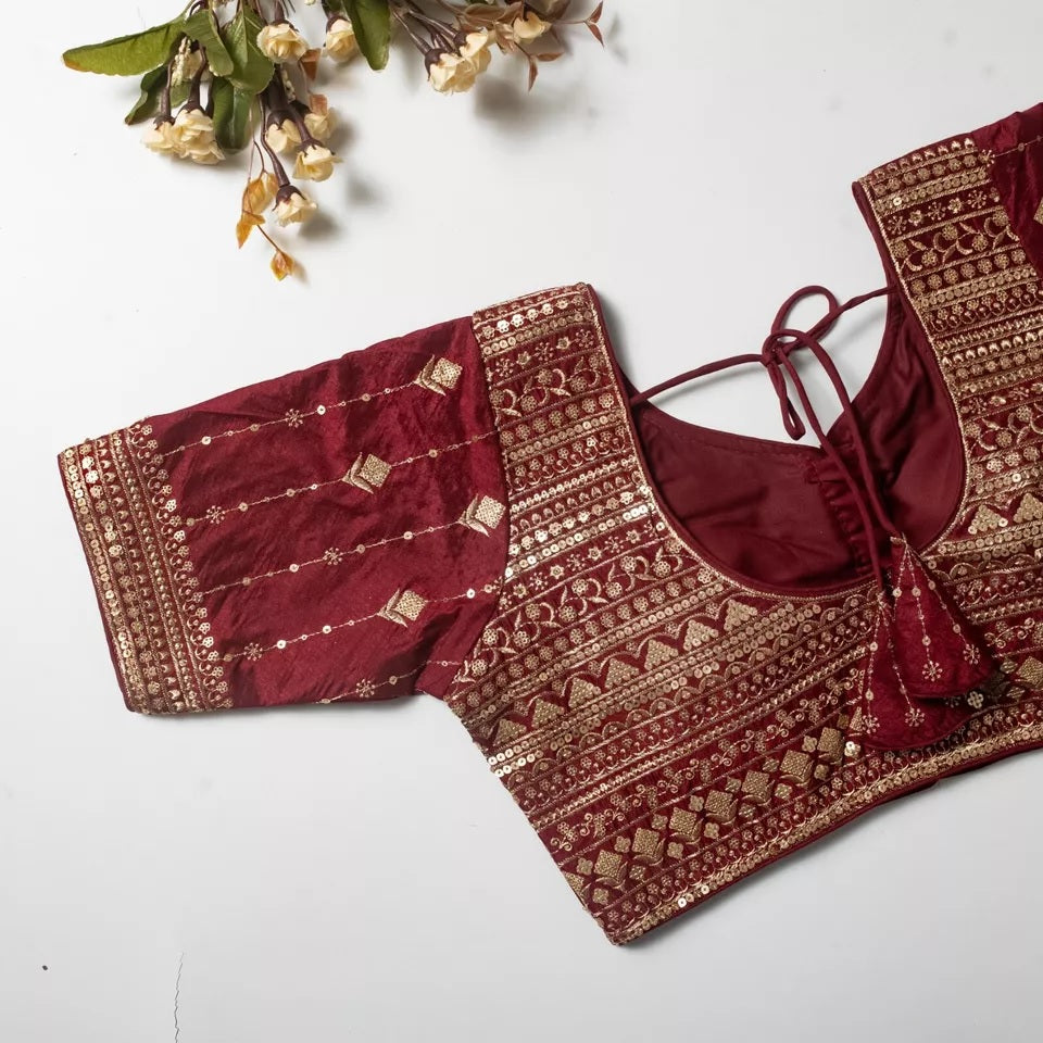 Vibrant Silk Blouse For Women's