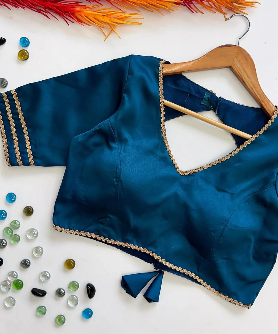 Wedding Special Stitched Manali Silk Blouse & Choli