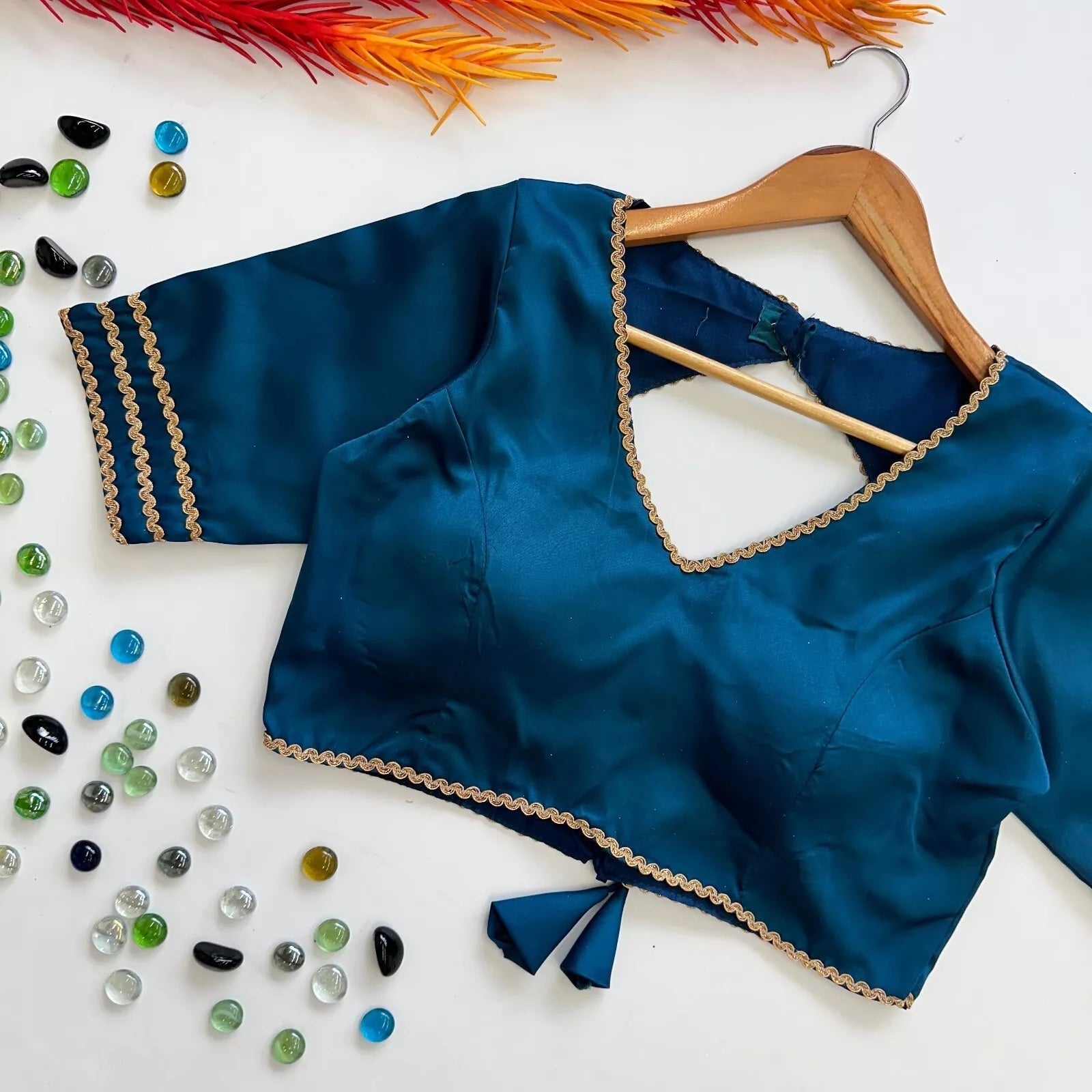 Wedding Special Stitched Manali Silk Blouse & Choli