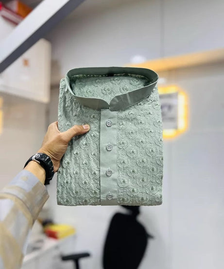 Bollywood Classic Full Stitched Rayon Kurta Pajama Set For Men's